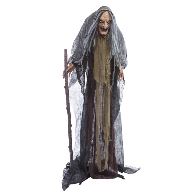 Halloweenowa lalka czarownica 1,6 m