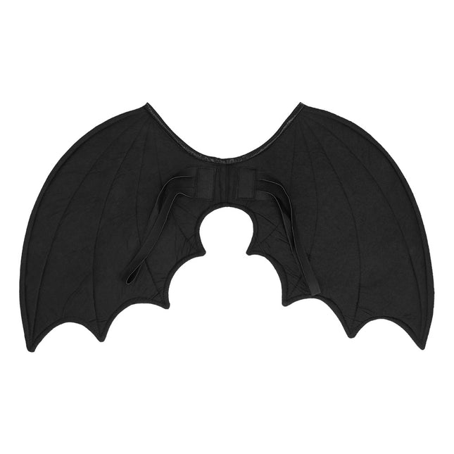 Skrzydła na Halloween Czarny nietoperz 61 cm