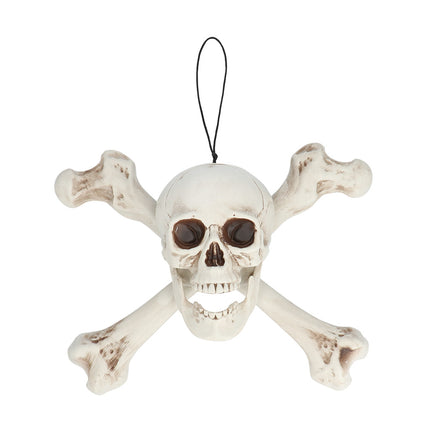 Halloweenowa czaszka 37 cm