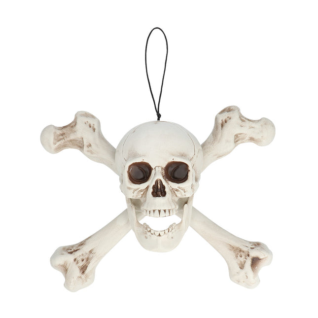 Halloweenowa czaszka 37 cm