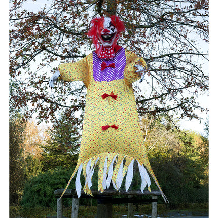 Halloweenowa lalka klaun 3,5 m