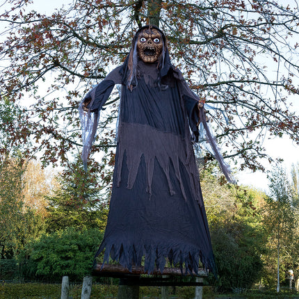 Halloweenowa lalka czarownica 3,5 m