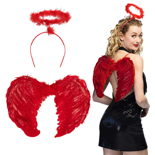 Czerwony zestaw promocyjny Angel