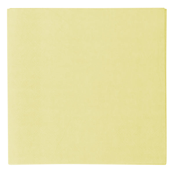 20 serwetek 3ply Vert Decor 33x33cm żółte