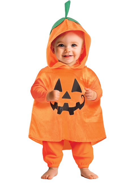 Ponczo dziecięce z pomponem na Halloween
