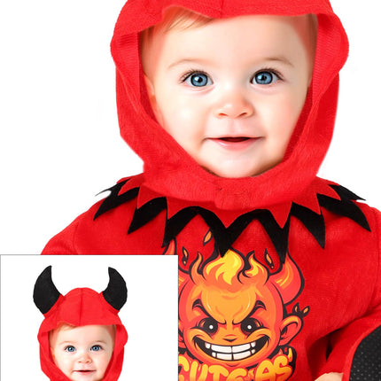 Kostium na Halloween Czerwony Diabełek