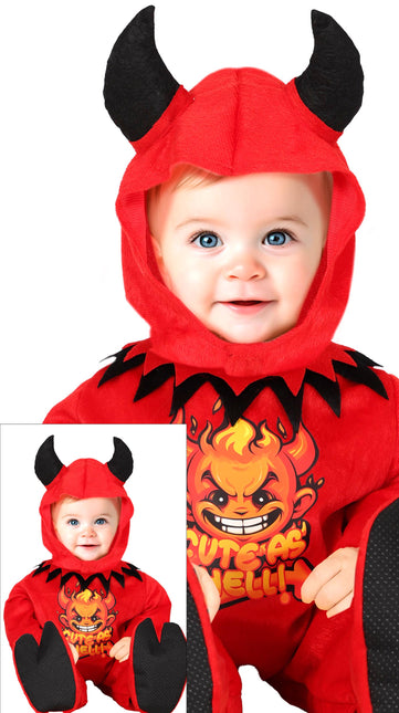 Kostium na Halloween Czerwony Diabełek