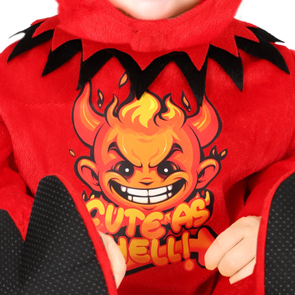 Kostium na Halloween Czerwony Diabełek