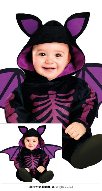 Kostium na Halloween - fioletowy nietoperz