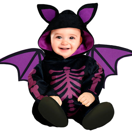 Kostium na Halloween - fioletowy nietoperz