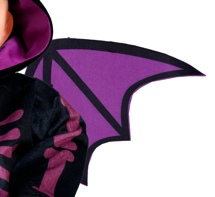 Kostium na Halloween - fioletowy nietoperz