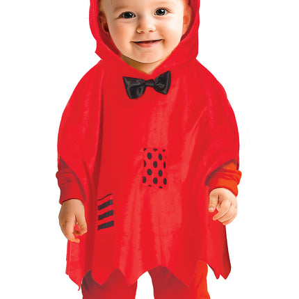 Halloweenowe Poncho Baby Devil