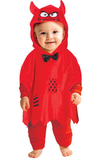 Halloweenowe Poncho Baby Devil