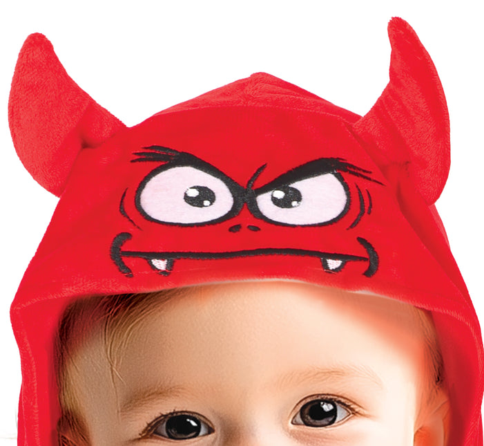 Halloweenowe Poncho Baby Devil