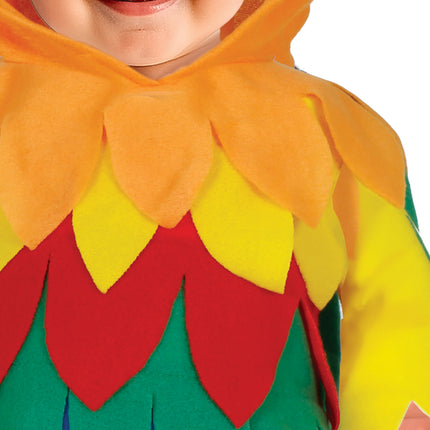 Kostium papugi Tęczowa koszulka dla niemowląt