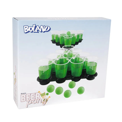 Zestaw do gry Beer Pong Deluxe (20 kubków, 6 piłeczek, 2 tace)