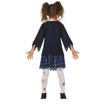 Kostium na Halloween dla dziewczyny Zombie Scholar