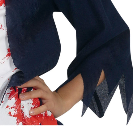 Kostium na Halloween dla dziewczyny Zombie Scholar
