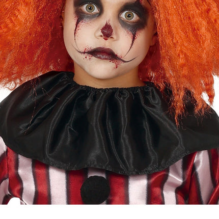 Kostium na Halloween dla dziecka Klaun czerwony/biały