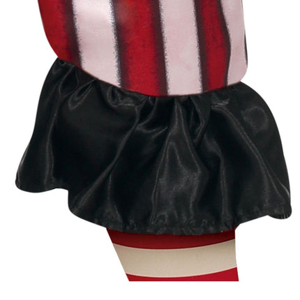 Kostium na Halloween dla dziecka Klaun czerwony/biały