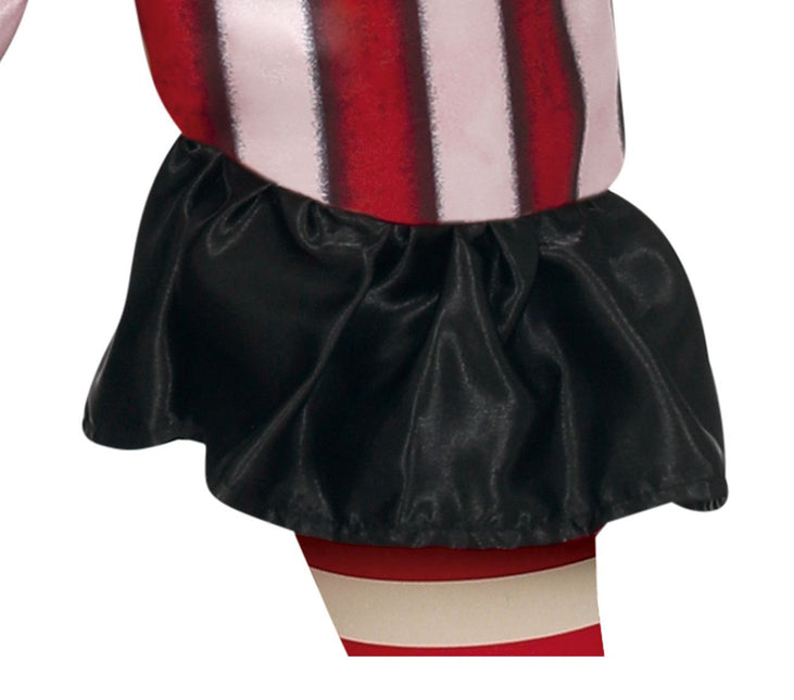 Kostium na Halloween dla dziecka Klaun czerwony/biały
