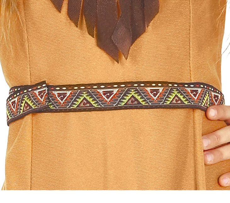 Brązowy kostium Indianki