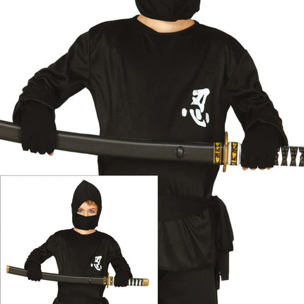 Kombinezon Ninja dla dziecka czarny