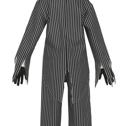 Kostium szkieletu na Halloween dla dziecka czarno-biały