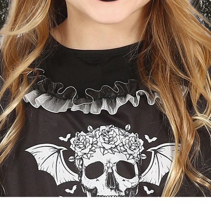Gotycki kostium na Halloween dla tancerki