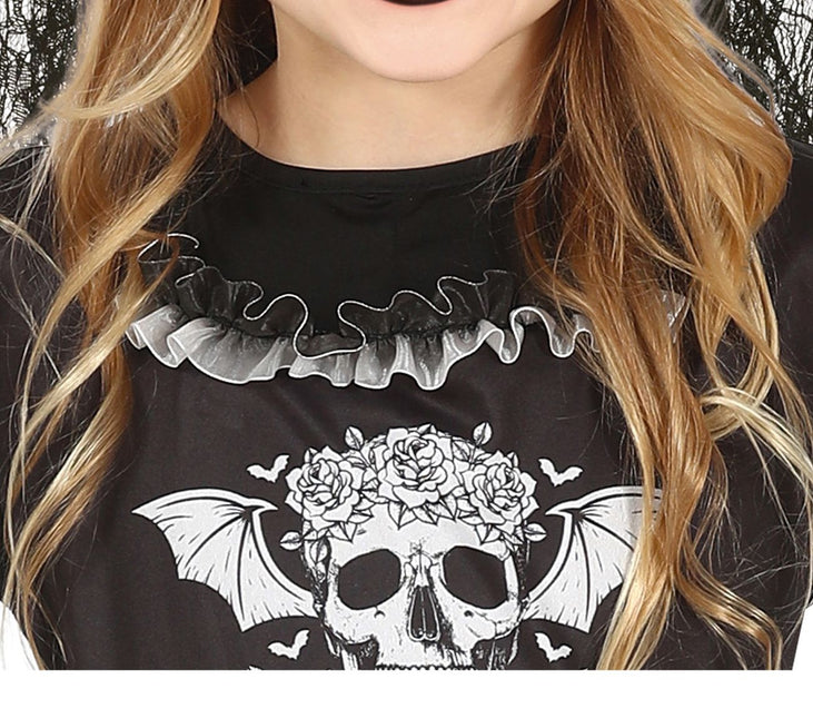 Gotycki kostium na Halloween dla tancerki