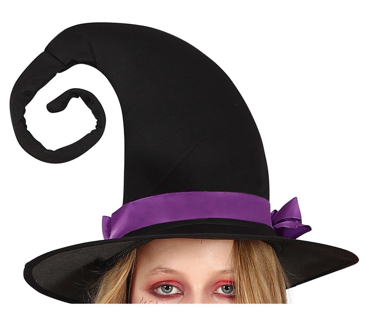 Kostium czarownicy na Halloween dla dziewczynki fioletowy