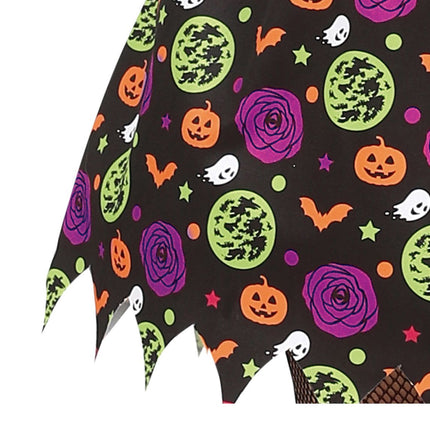 Kostium czarownicy na Halloween Dziewczyna Dynia