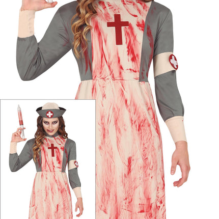 Sukienka na Halloween dla pielęgniarki