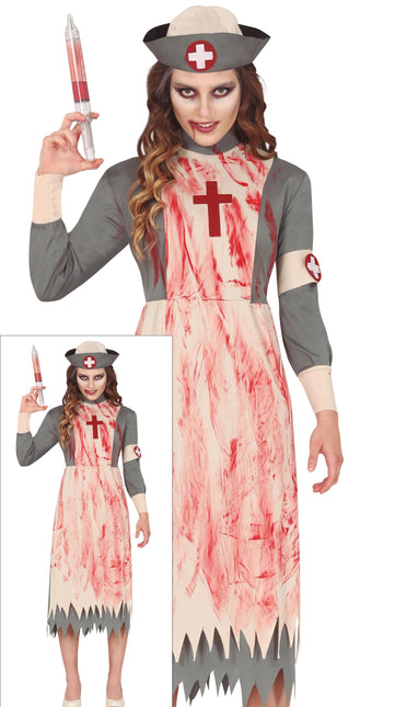 Sukienka na Halloween dla pielęgniarki