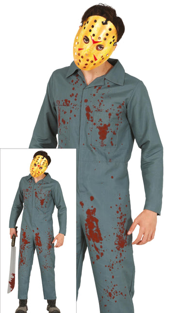 Męski kombinezon Psycho na Halloween