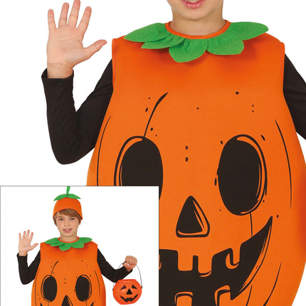 Kostium na Halloween Dziecko Dynia Pomarańczowy