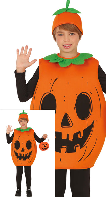 Kostium na Halloween Dziecko Dynia Pomarańczowy