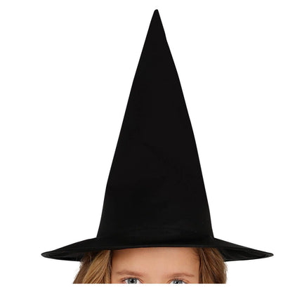 Kostium czarownicy na Halloween dla dziewczynki czarny