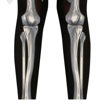 Dziewczęca bluza z kapturem Skeleton Halloween Costume