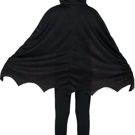 Halloweenowe Ponczo Dziewczynki Nietoperze