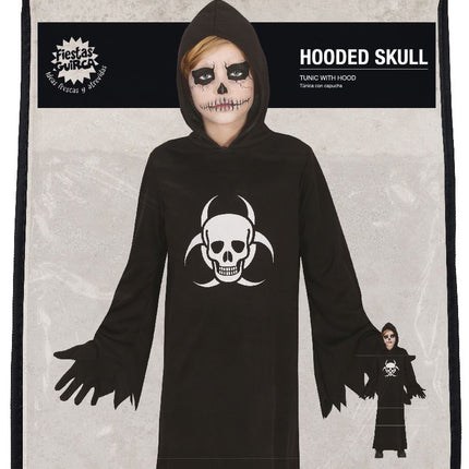 Kostium czaszki na Halloween dla dziecka