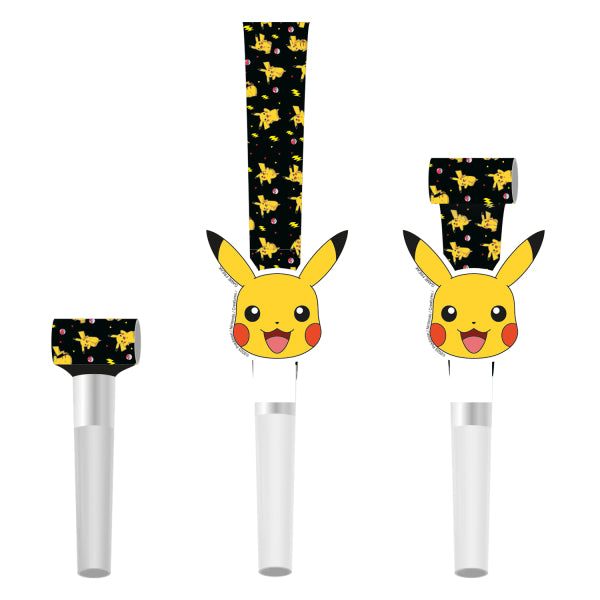 Pokemon Roller Tongues Black Yellow 30cm 8szt