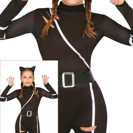 Kostium na Halloween Dziewczyna Kot