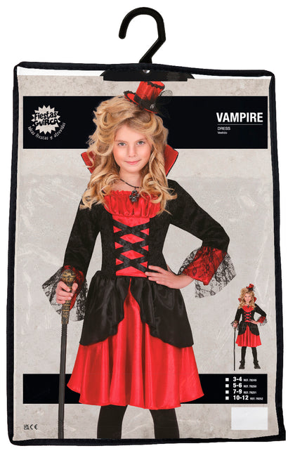 Sukienka na Halloween Dziewczyna Wampir
