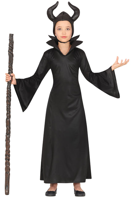 Sukienka na Halloween dla dziewczynki - wściekła wróżka