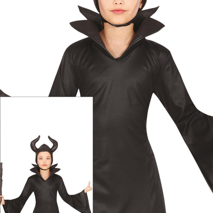 Sukienka na Halloween dla dziewczynki - wściekła wróżka