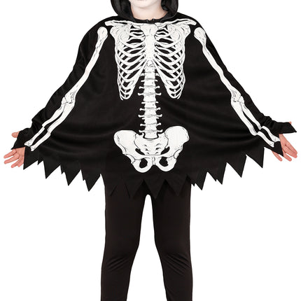 Kostium na Halloween Ponczo dziecięce szkielet