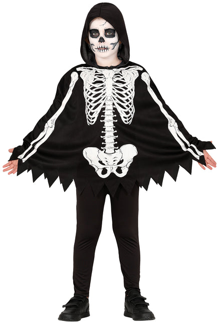 Kostium na Halloween Ponczo dziecięce szkielet
