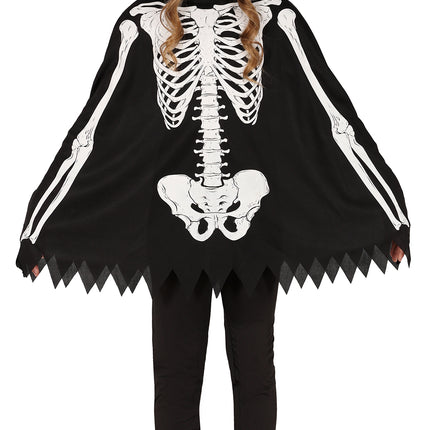 Kostium na Halloween Ponczo dziecięce szkielet