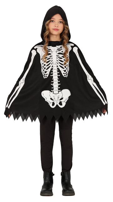 Kostium na Halloween Ponczo dziecięce szkielet